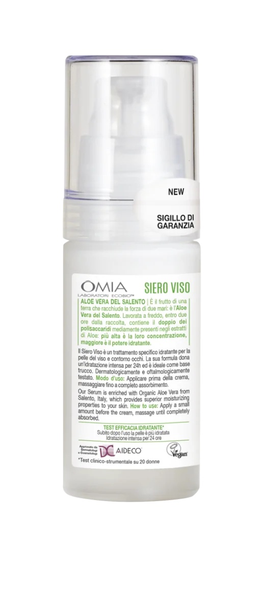 Sérum pour le visage et le contour des yeux OMIA Omia Aloe Salento 30 ml