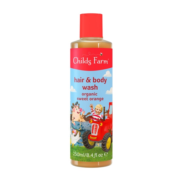Childs Farm Haar- & Lichaamsreiniger Biologisch Zoete Sinaasappel 250ml