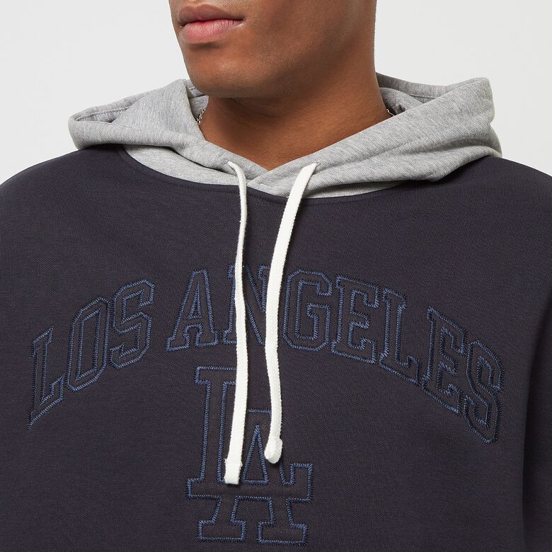 Sweat à capuche oversize avec écusson d'équipe MLB Los Angeles Dodgers