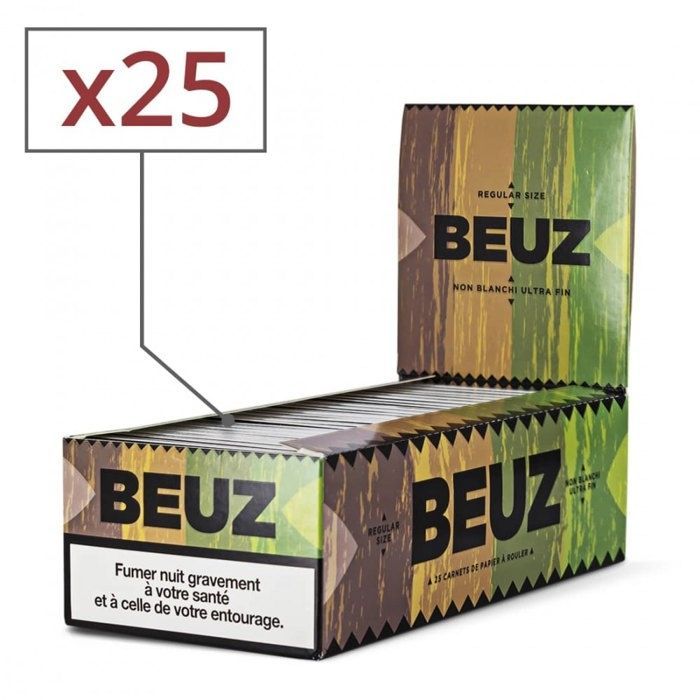 Beuz Brown Regular Zigarettenpapier, 25er-Packung