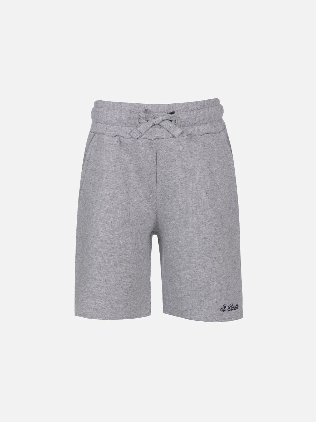 Randle Jr. jongensbermudashorts van grijs katoenfleece