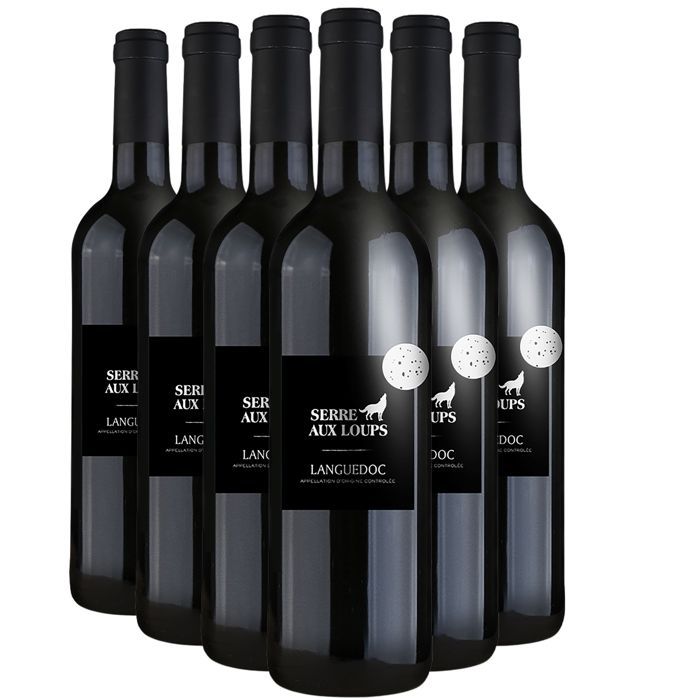 Serre aux Loups Languedoc 2018 - Vin Rouge du Languedoc - Roussillon (6x75cl)