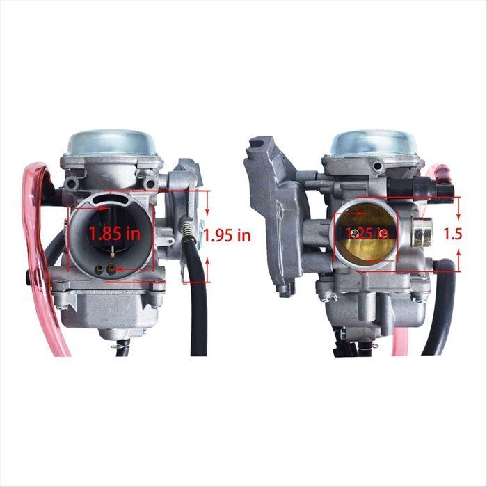 Quad ATV Carburetor for Kazuma 500cc 400, 1 x Carburetor, Silver Gray