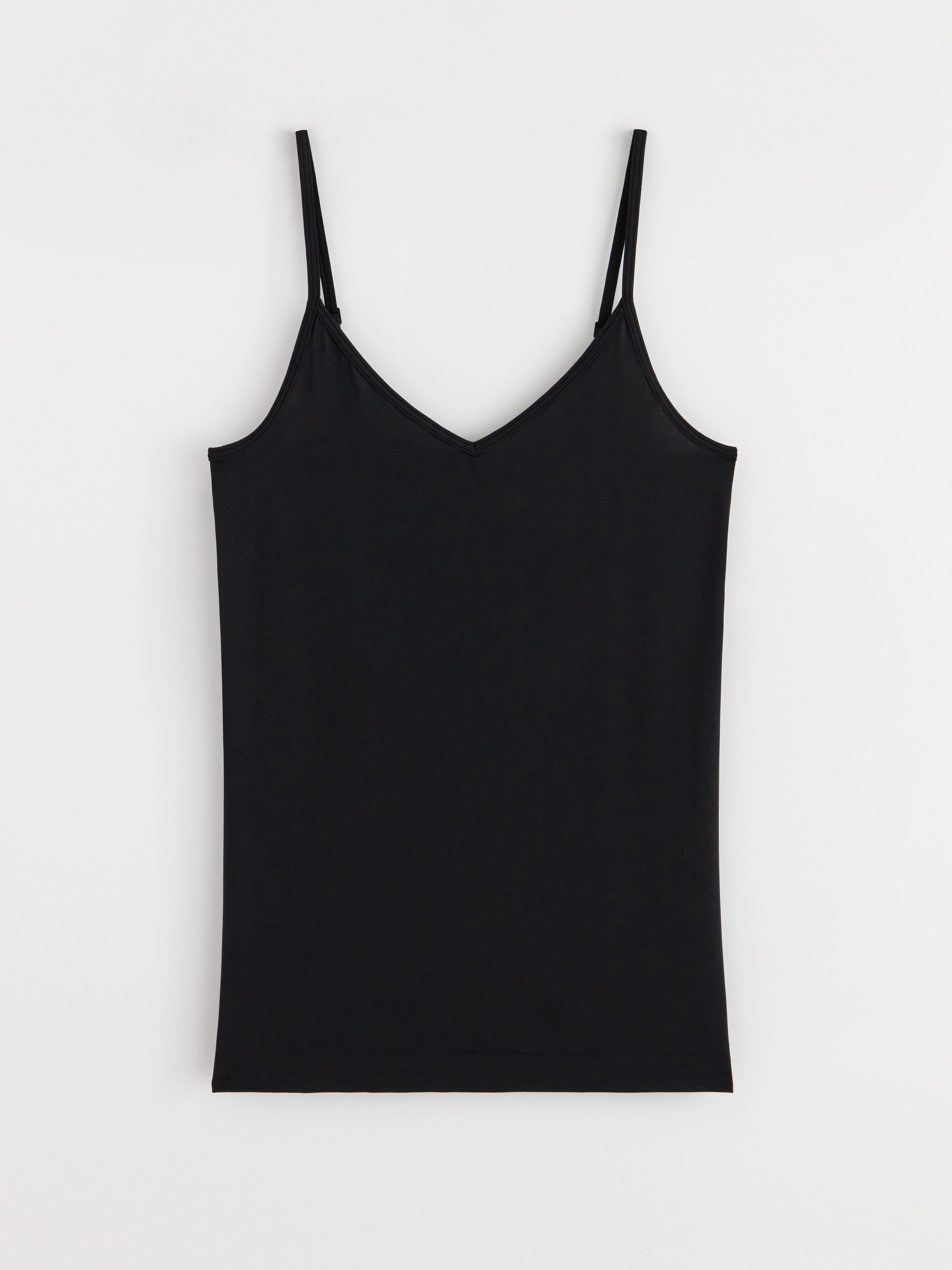 Vêtements pour la ménopause – Lin – Noir technique féminin