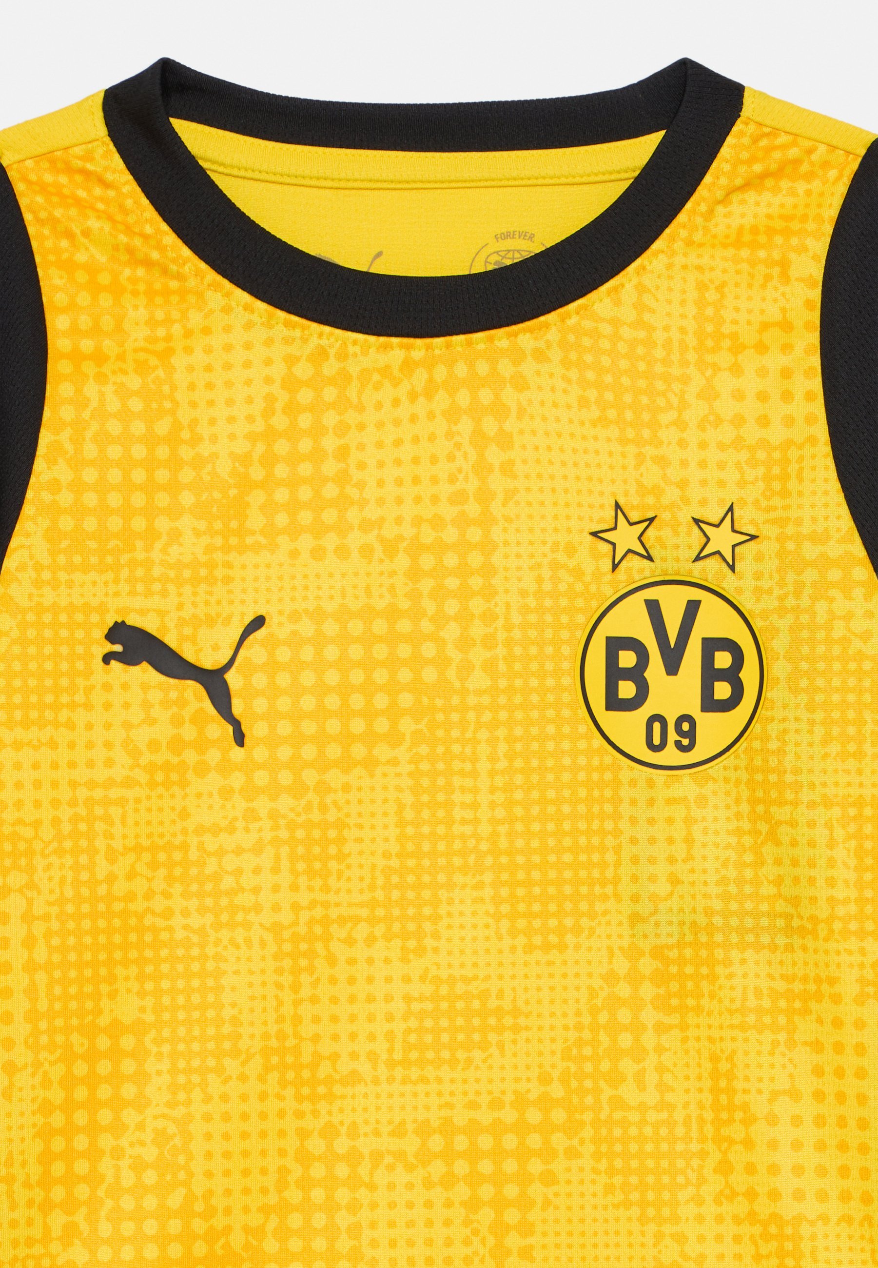 Puma BVB TRAINING JUNIOR UNISEX - Sport T-shirt - sneller geel/zwart
