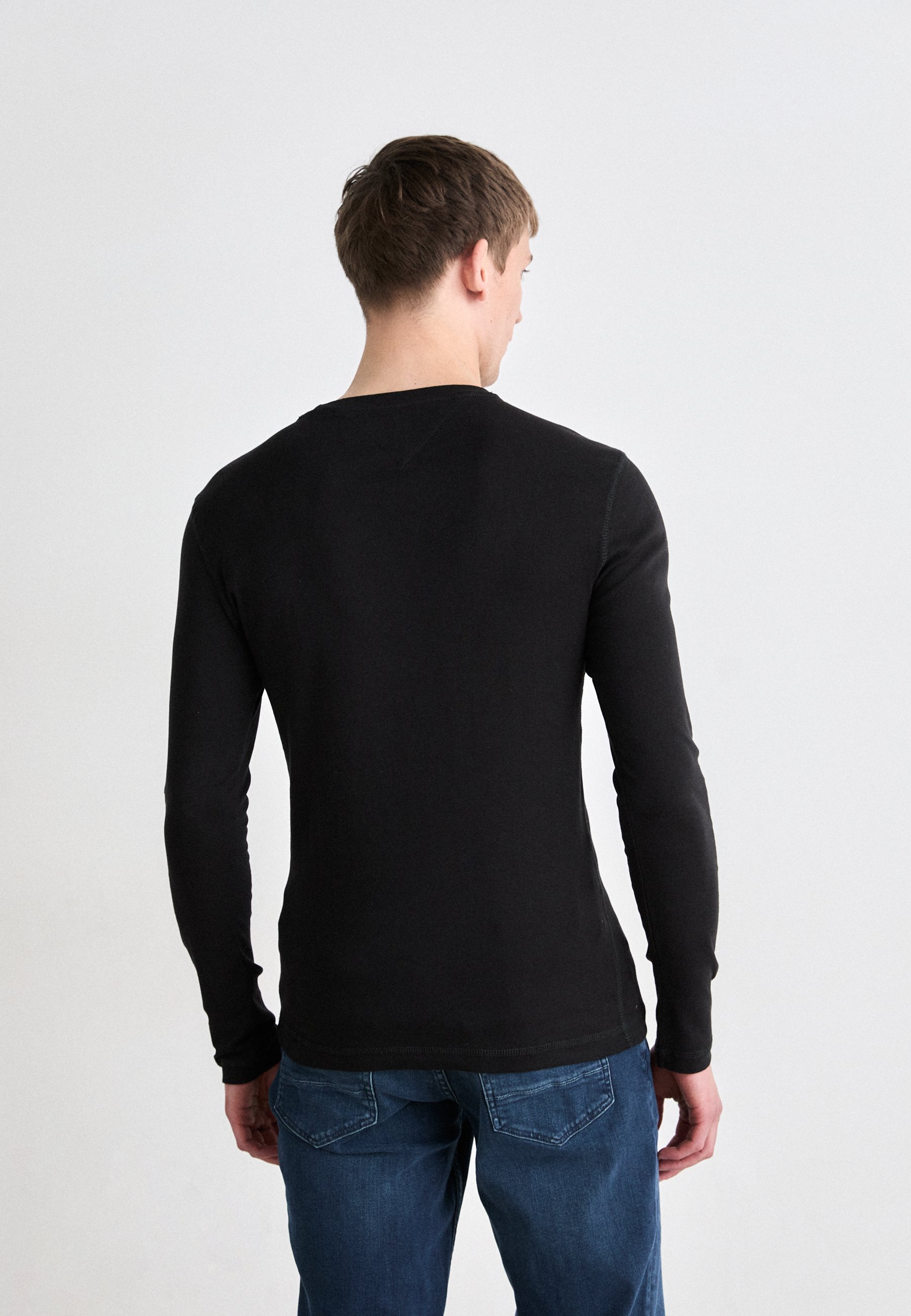 Tommy Jeans ORIGINAL - Top met lange mouwen - zwart