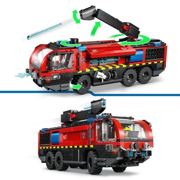 LEGO City 60499 Airport Fire Truck - Construction Toy for ages 7+