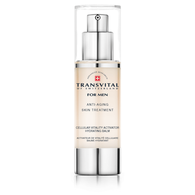 „Transvital For Men“ senėjimą stabdantis odos priežiūros losjonas vyrams, ląstelių atsinaujinimas ir drėkinimas, 50 ml