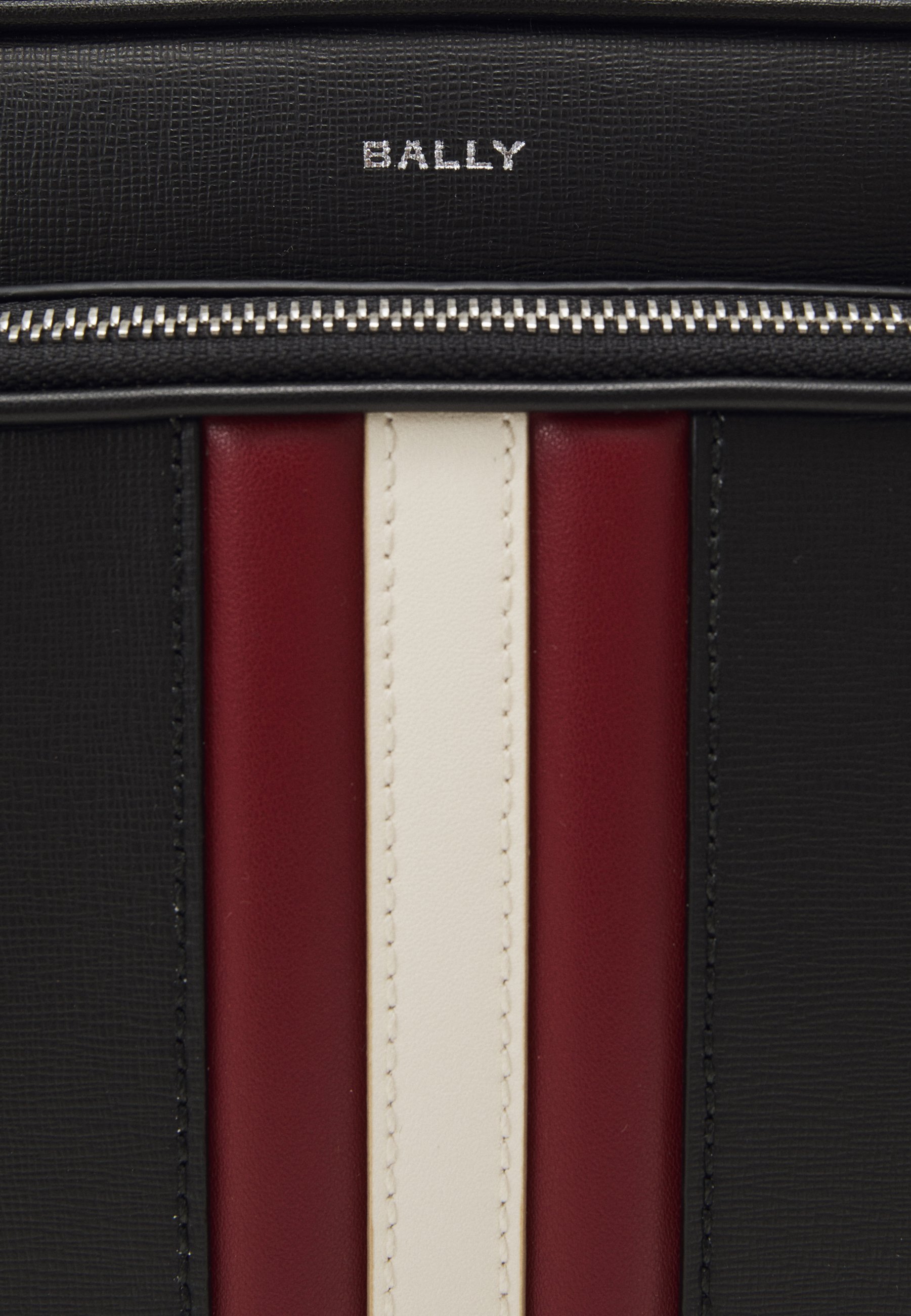 Bally MYTHOS CROSS - Geantă crossbody - black/red/bone/pall