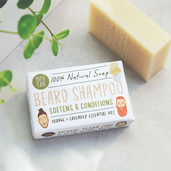 Bartshampoo-Bar „Papierflieger“ 95 g | Herren | Superdrug