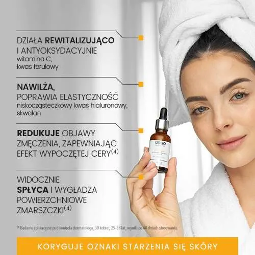 Urgo Dermoestetic C-Vitalize Rewitalizująco-Rozświetlające serum
