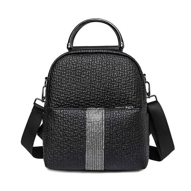 Zaino multifunzionale 3 in 1 con motivo elefante, zaino da donna in pelle con cerniera, borse scolastiche per ragazze adolescenti Sac A Dos Femme