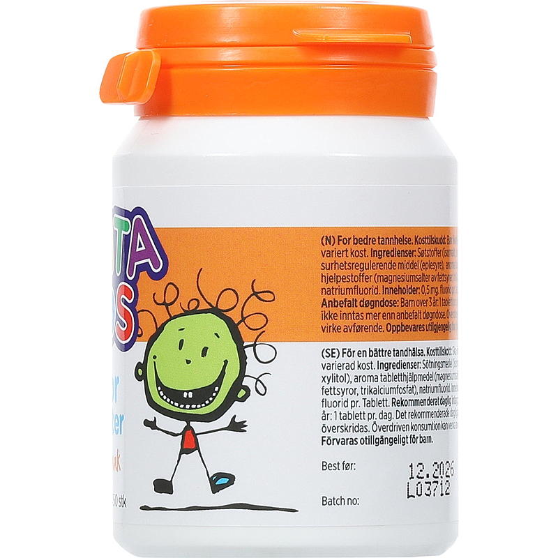 Fluortabletter Dentakids 150 st.
