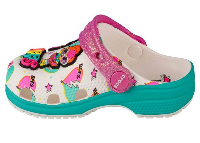 Tongs - CROCS - Classic Clog LOL Surprise BFF - Blanc - Fille (Enfant) - Synthétique (Croslite)