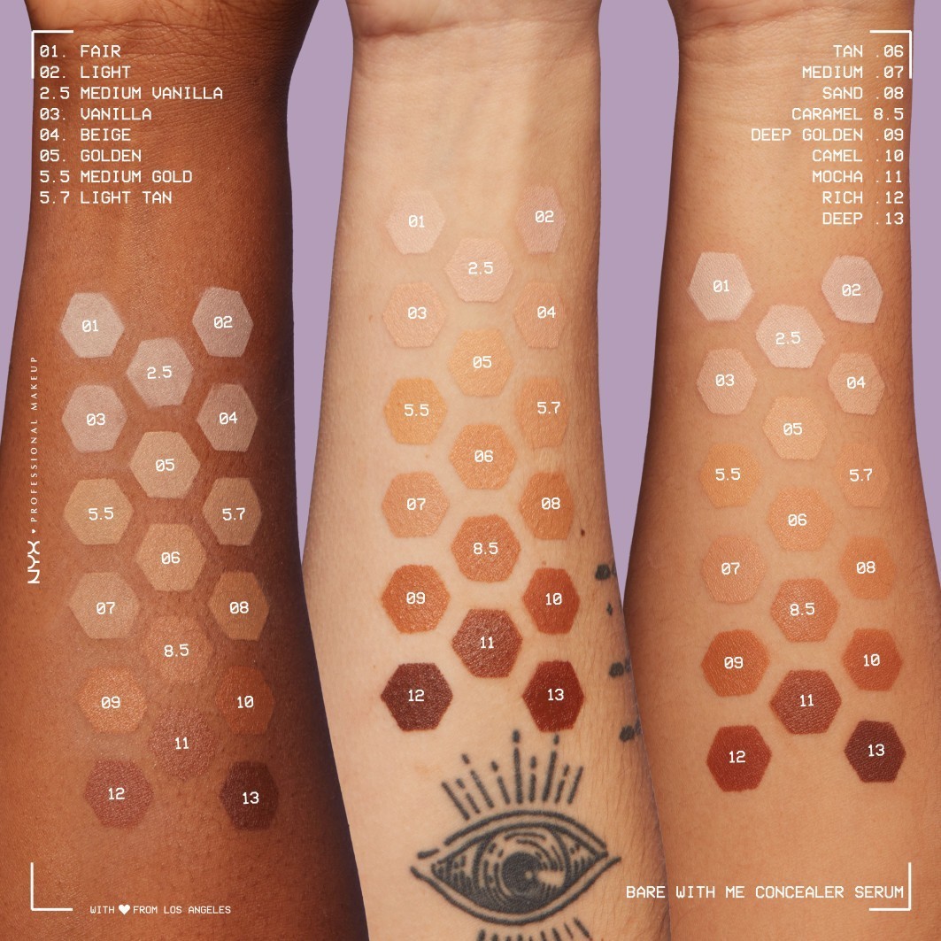 NYX Professional Makeup Concealer Pride Makeup Bare With Me maskuoklio serumas - 9,6 ml