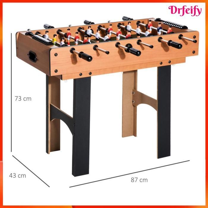 Table multi-jeux 4 en 1 - AKOZON - 9855 - Baby-foot - Billard - Air hockey
