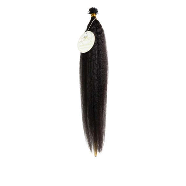 House Of Hair UK Kinky Straight Ebony I-Tip tincsek 14 db