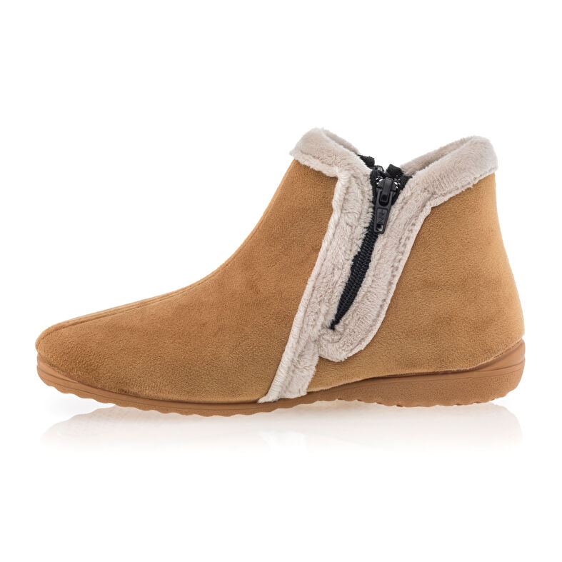 Pantuflas marrones para mujer