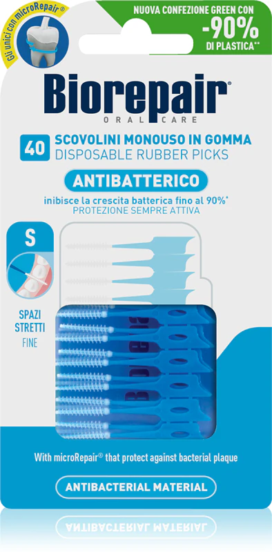 Palitos dentais Biorepair para cuidados bucais