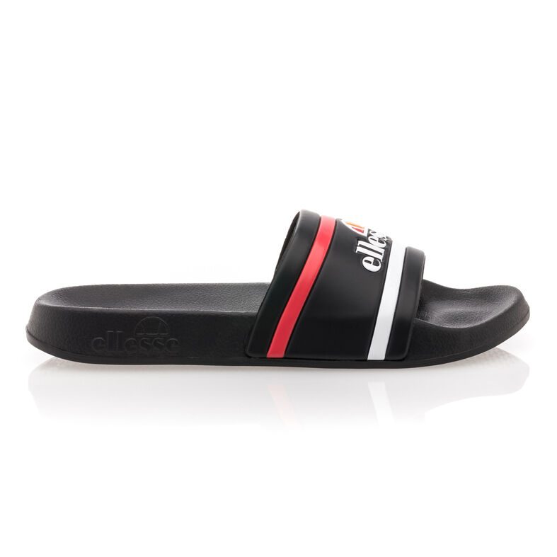 Férfi fekete flip-flop papucsok / tanga szandálok