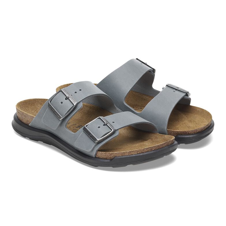 Arizona Crosstown Pelle oliata - Basalt Gray Basalt Gray