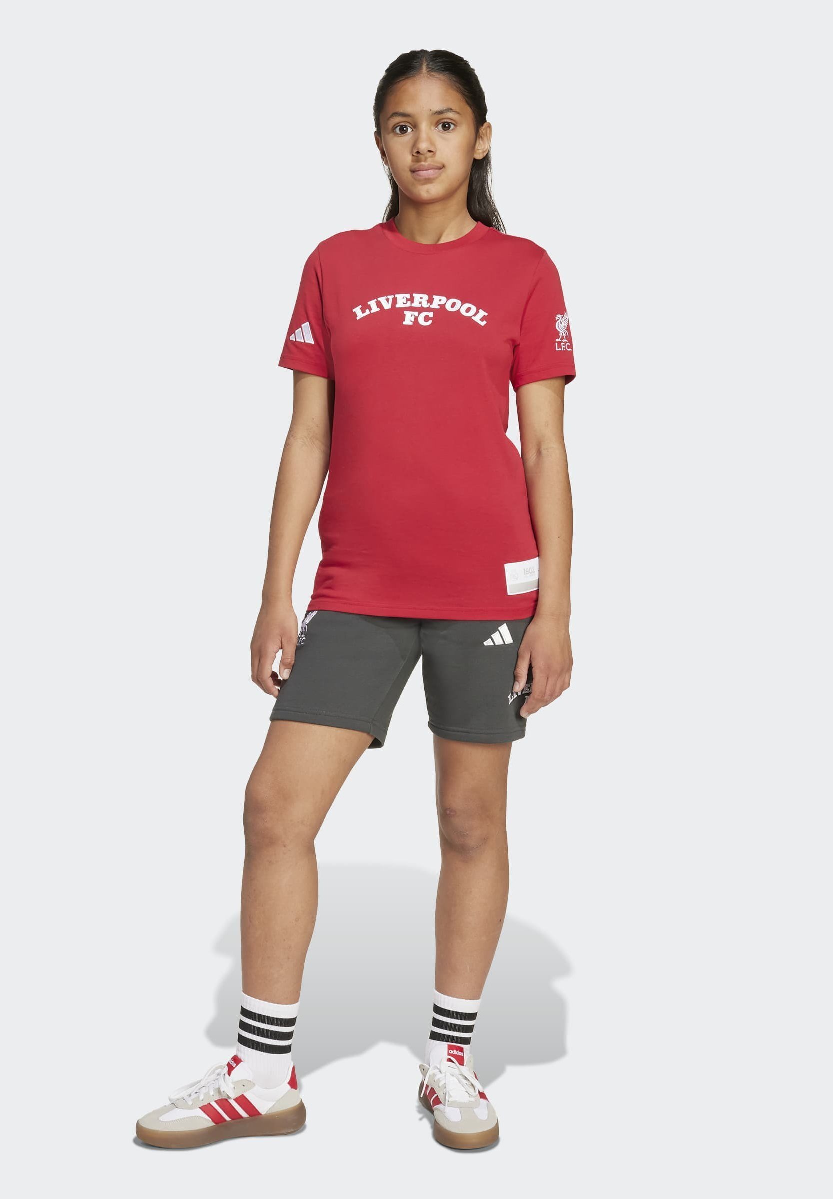 Maglietta da calcio adidas Originals LIVERPOOL FC US PACK TEE - rosso fragola