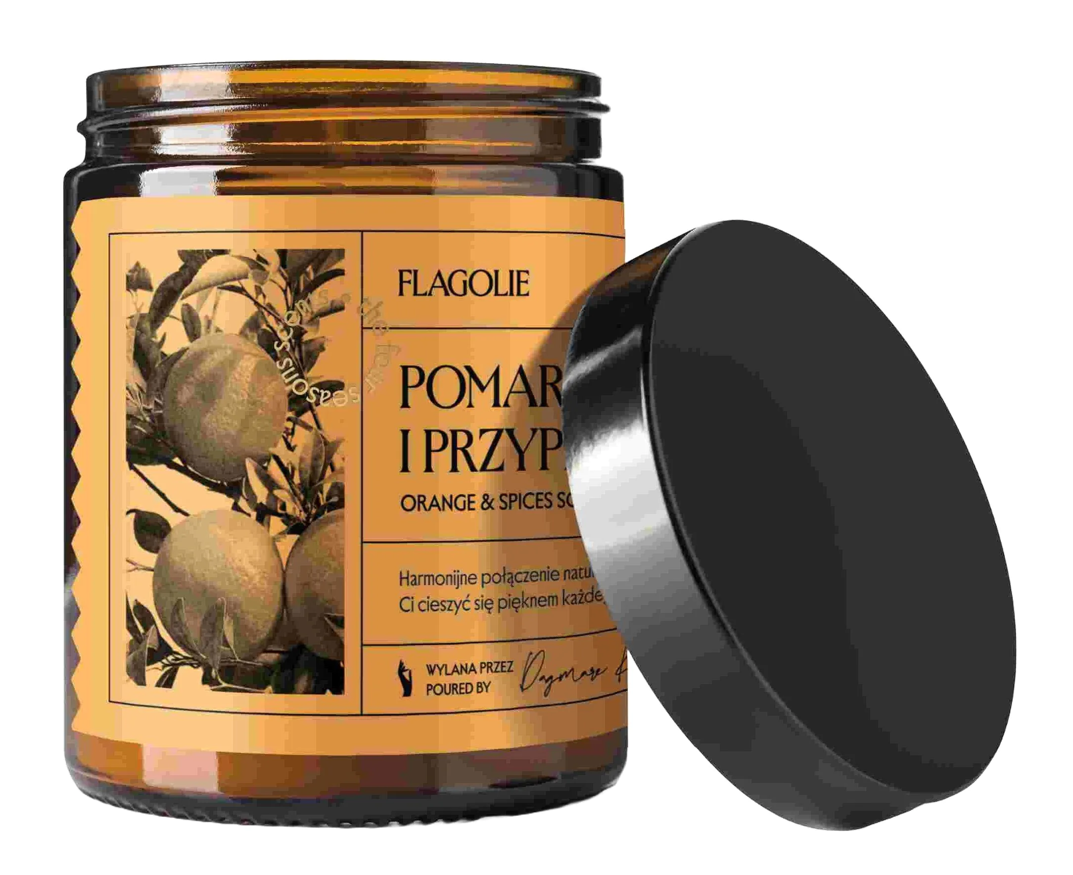 Flagolie Fourseasons Zapachowa Świeca sojowa Pomarańcza i Przyprawy