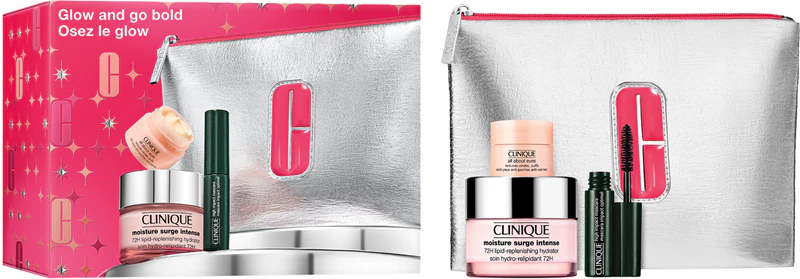 Kit de Natal Clinique Holiday Glow And Go Bold para Mulheres