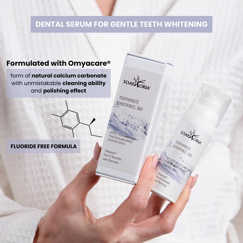 Soaphoria Royal Tooth Serum je serum za varno beljenje in zaščito zobne sklenine.