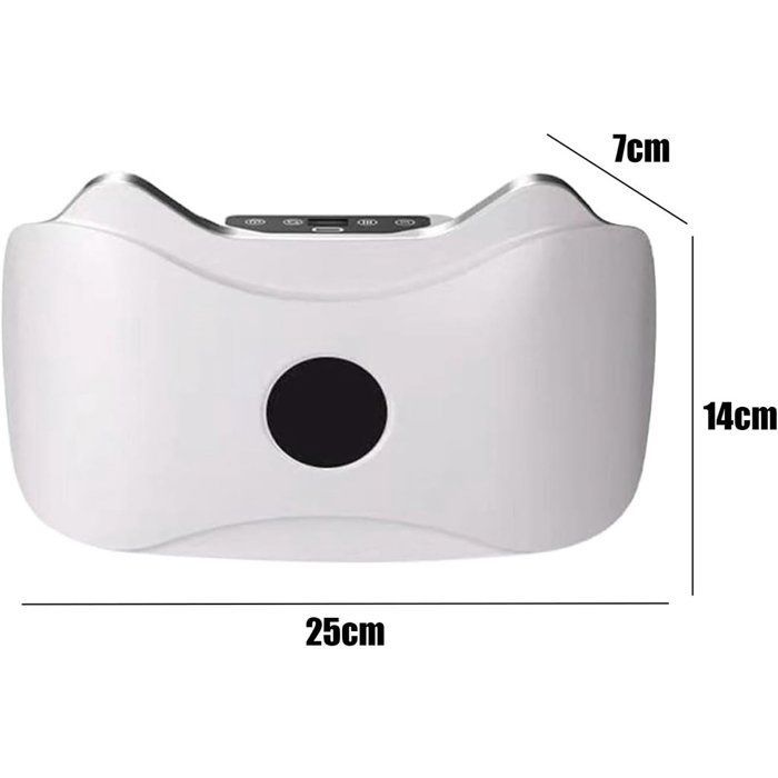 Appareil de massage abdominal électronique - 7 têtes magnétiques et 3 vitesses - Massage en profondeur - Pour l'abdomen, le dos et