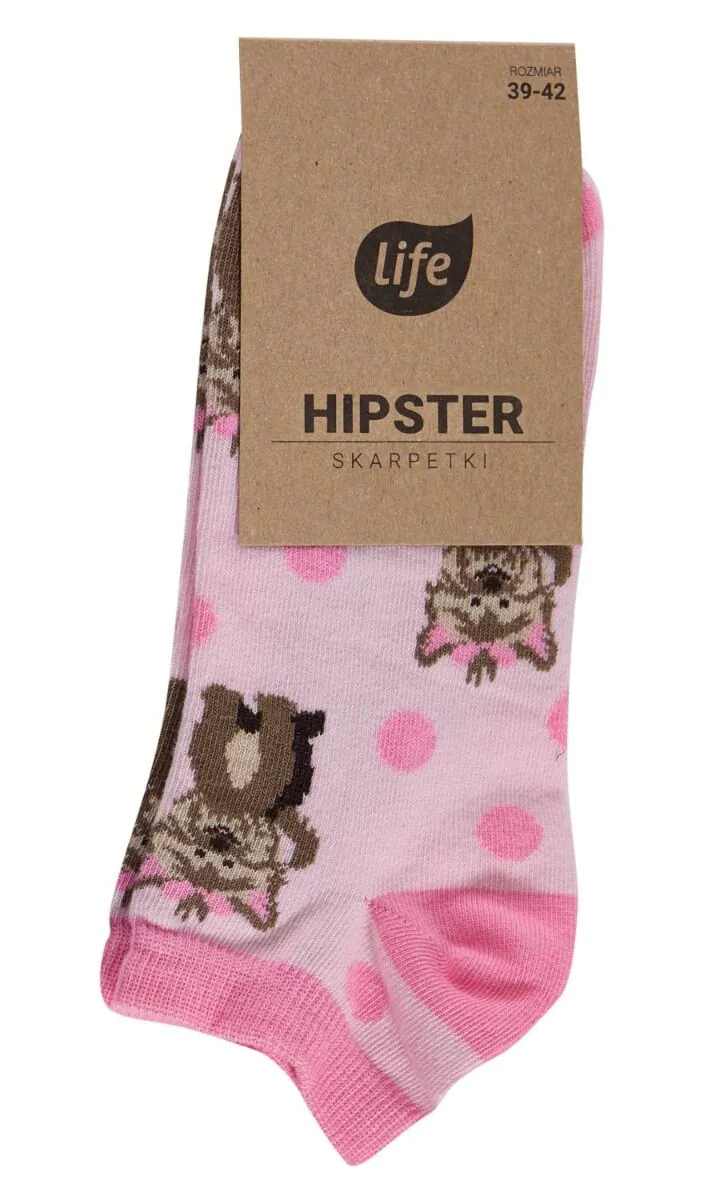 Life Hipster Pieski Yorki - Stopki bawełniane rozm.39-42