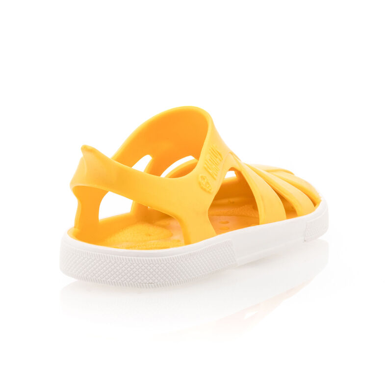 Chanclas/sandalias de dedo amarillas para niño