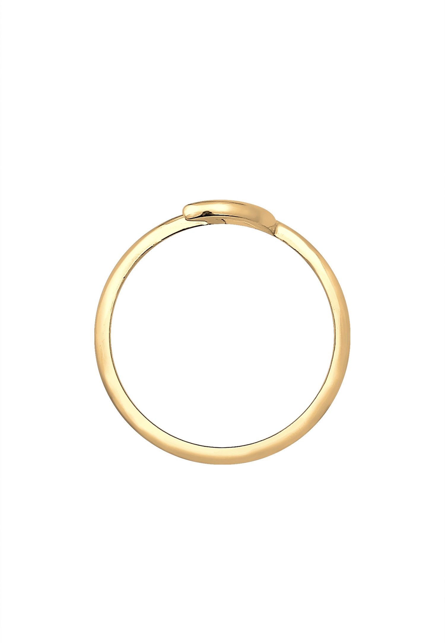 Elli Découpe Demi Lune Astro Bague Femme - (925/1000) Argent