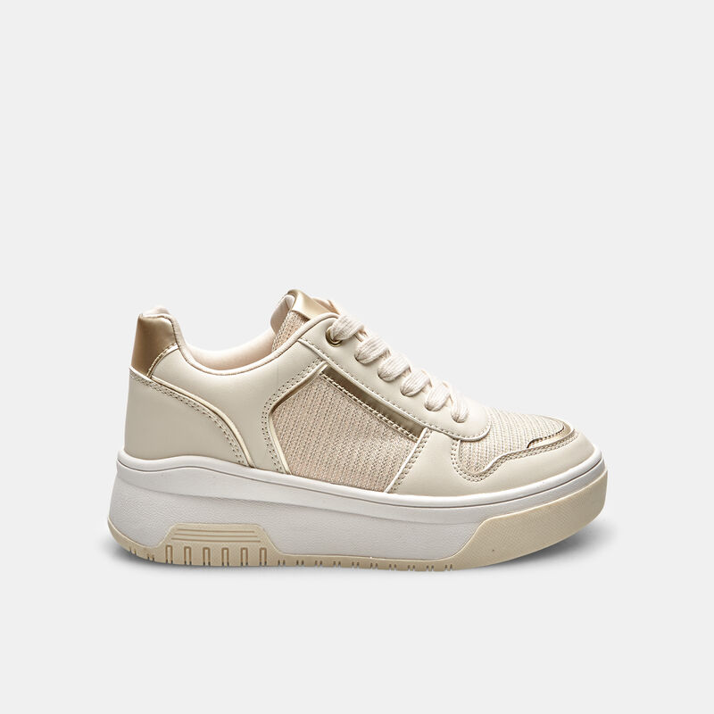Damsneakers med platåsula