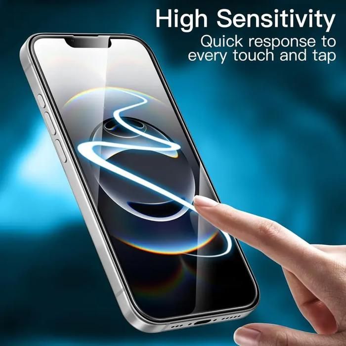 Paquete de 2 protectores de pantalla de vidrio templado para iPhone 16e 2025 (NO COMPATIBLE CON iPhone 16). Transparentes - Resistentes a los arañazos - Ultra resistentes (dureza 9H).