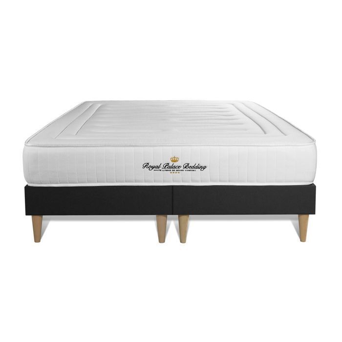 Nottingham 200x200 Memory Foam Mattress Set with Double Bed Base