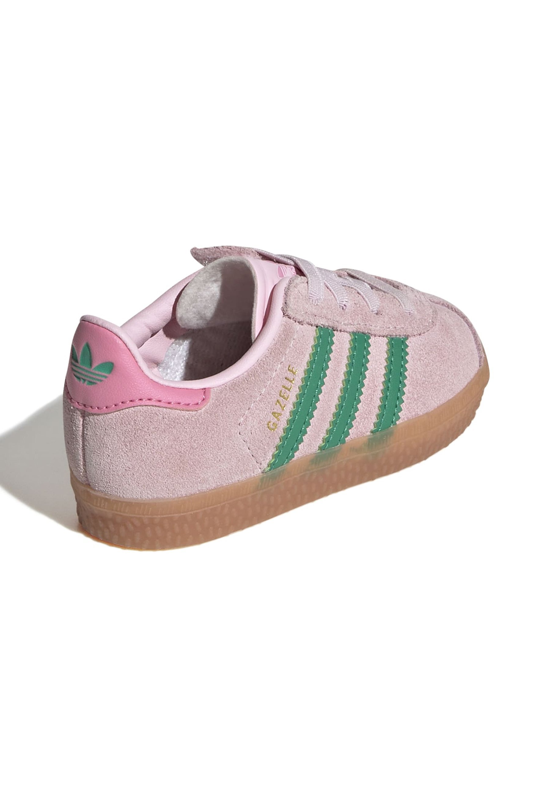 adidas Originals GAZELLE COMFORT CLOSURE LACCI ELASTICI BAMBINI - Scarpe da ginnastica - rosa trasparente verde campo rosa bliss