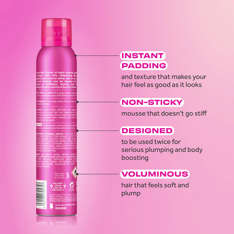 Lee Stafford Styling Volumising Mousse