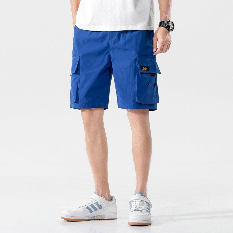 Heren cargo shorts, hiphop heren knielange shorts, nieuwe zomerse vrijetijdsbroek met meerdere zakken, bermuda korte broek, streetwear.