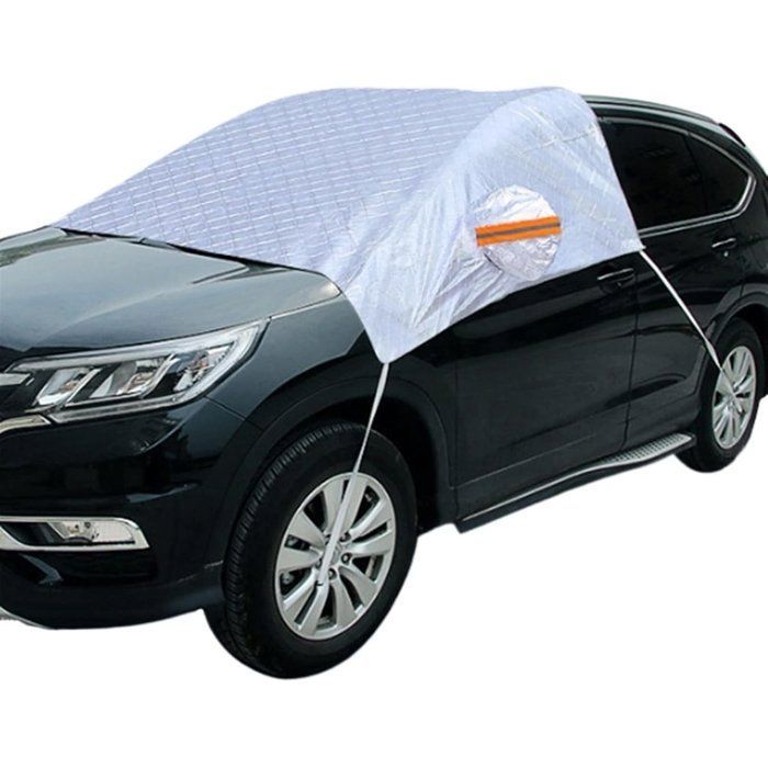 Funda resistente a las heladas - 230 x 148 cm - Parabrisas - Funda para coche - Protección para parabrisas - Película compuesta de aluminio y material no algodón