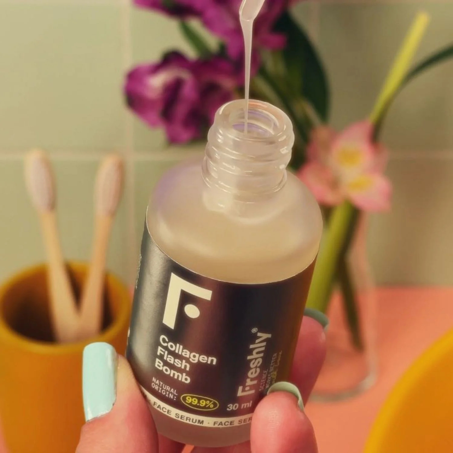 Viso Collagen Flash Bomb - Siero viso antirughe, Siero viso effetto globale