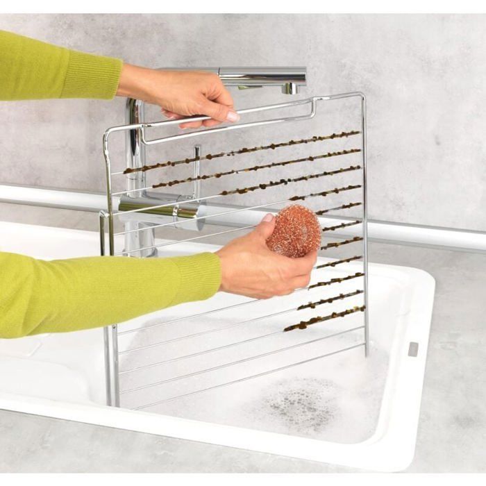 Lot de 6 Eponge Cuivre, grattoir vaisselle Cobi,éponges en cuivre pour un nettoyage doux contre les salissures, pour l'ac QIEDOVIEY