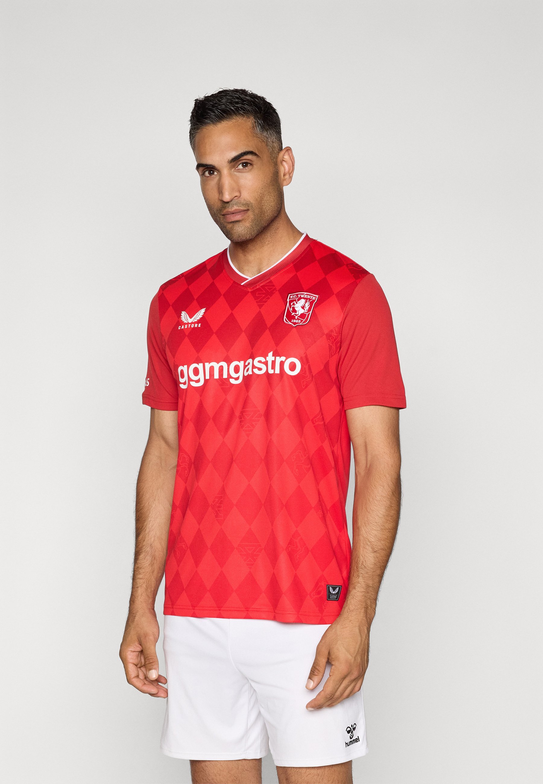 Maglia a maniche corte Castore FC TWENTE HOME - Abbigliamento del club - rosso pomodoro/nastro