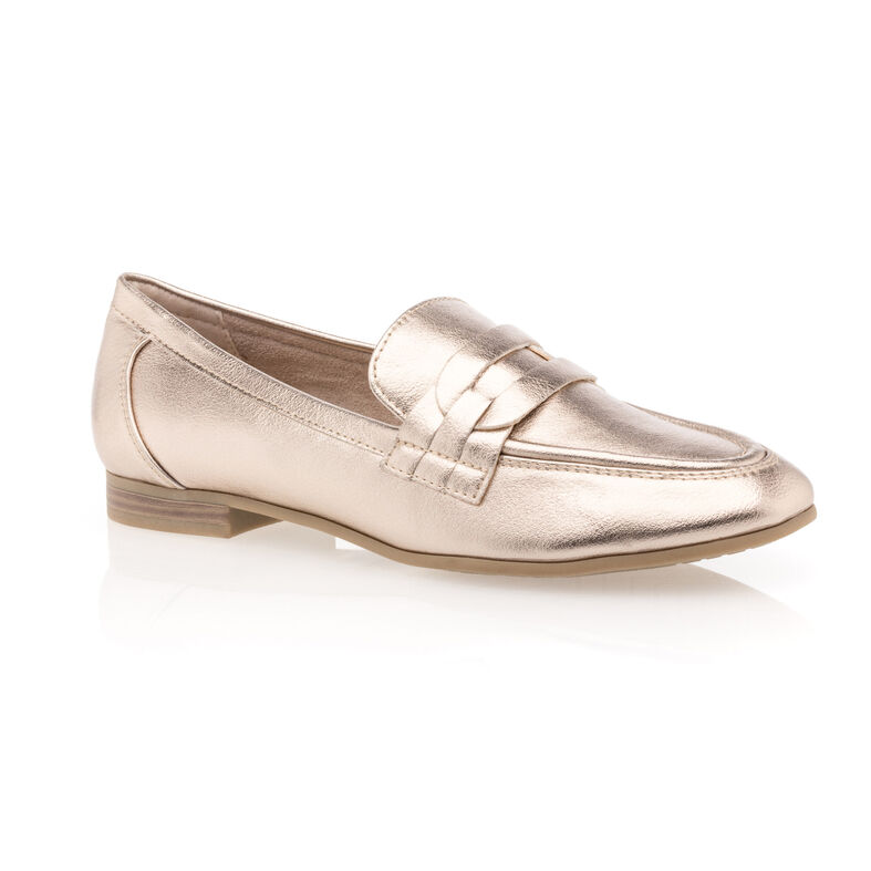 Mocasines/zapatos náuticos amarillos para mujer