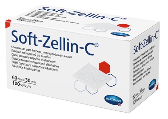 Hartmann Zellin C zachte tampons, 100 stuks