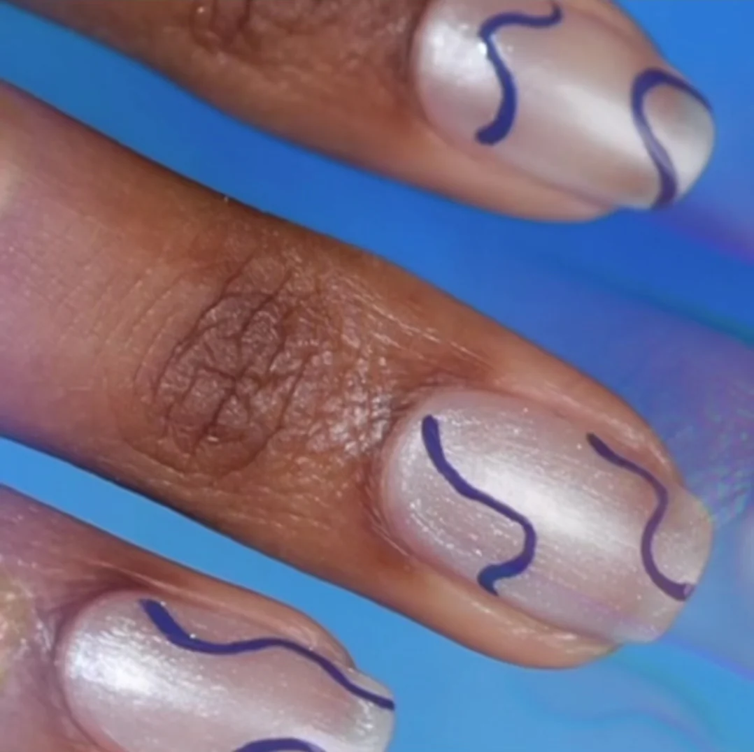 NAIL ART Bain de minuit