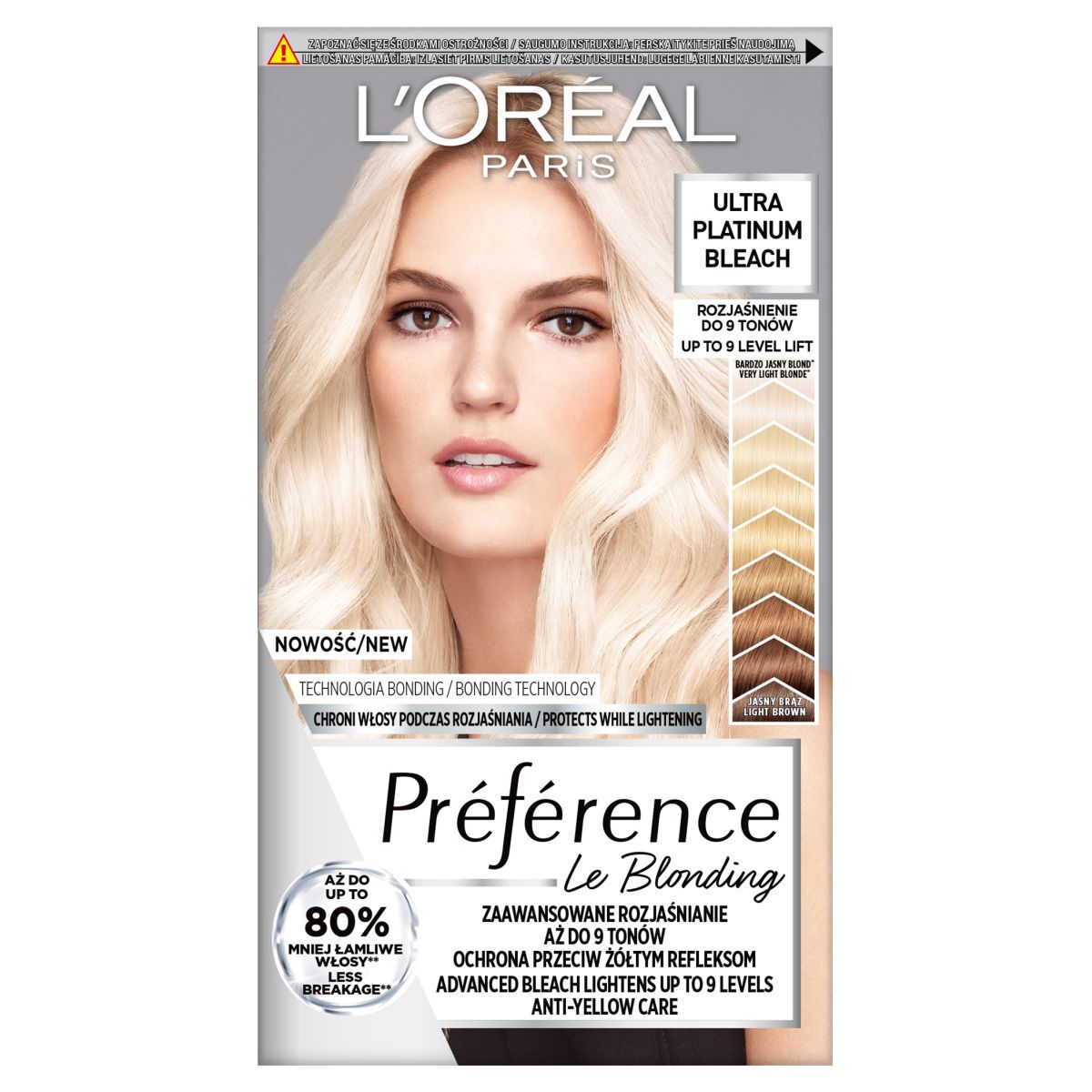 L'Oréal Paris barva na vlasy 8L Extreme Platinum Blondissimes Preference