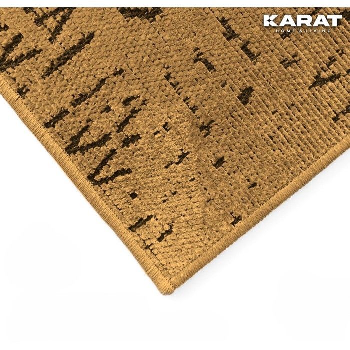 Alfombra de pasillo estampada con tejido jacquard, Vena, Beige 80 x 150 cm