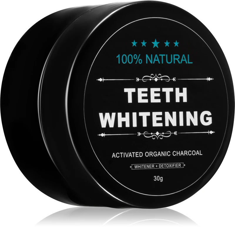 Pó clareador dental White Glo com carvão ativado