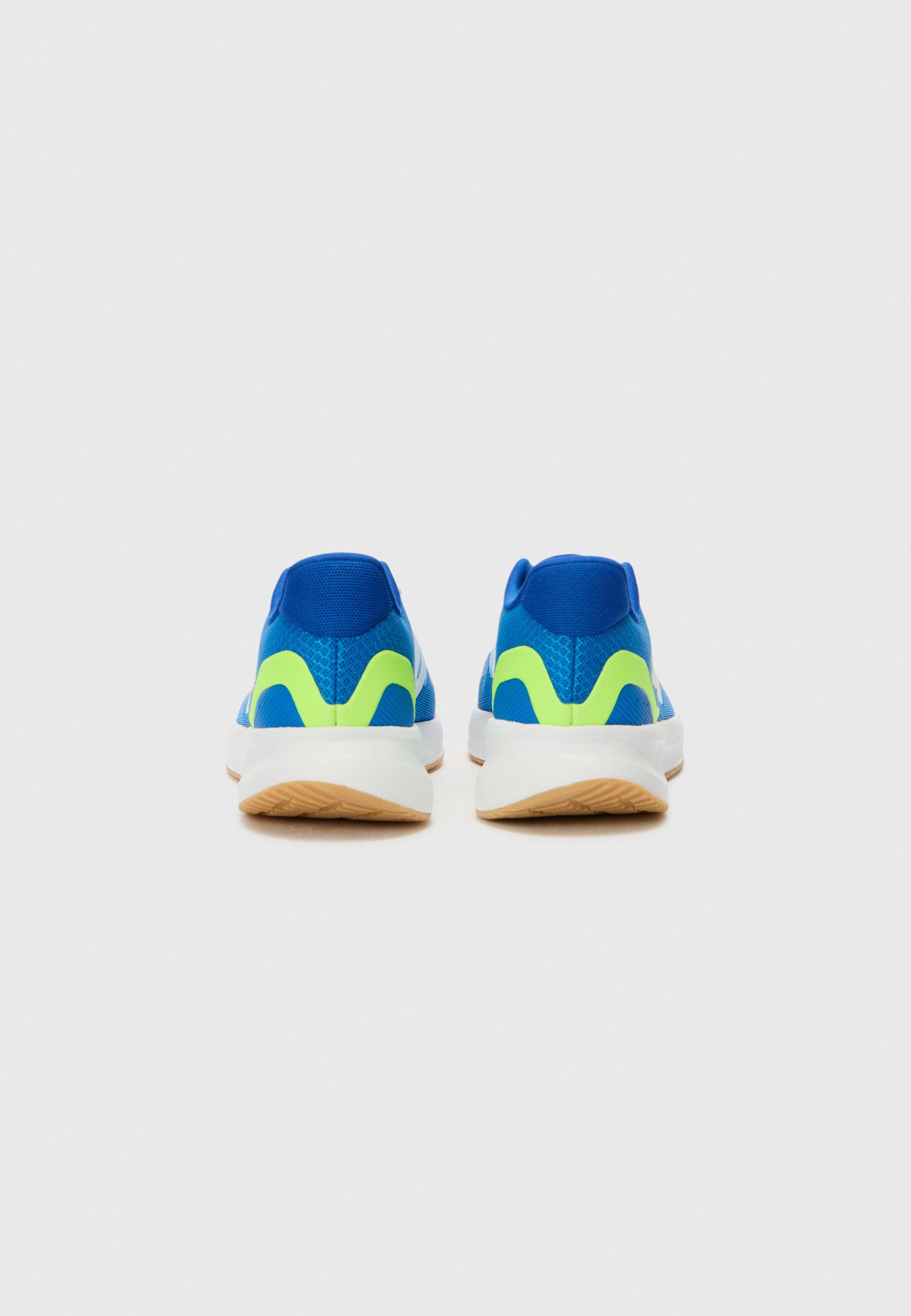 adidas Performance RUNFALCON - Chaussures de running sur route - bleu roi/blanc/citron clair